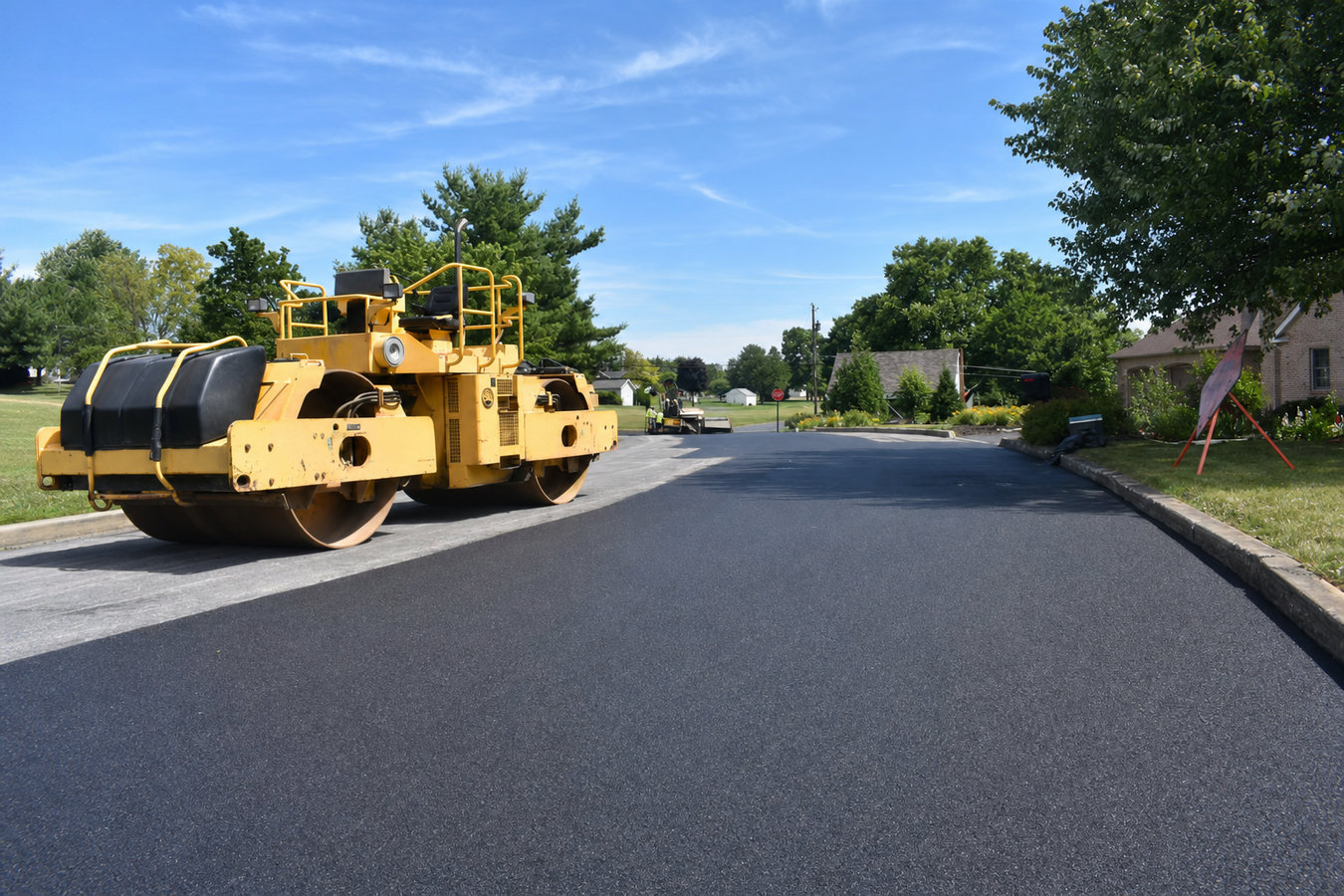 Asphalt paving