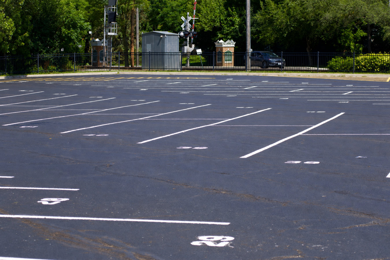 Parking lot maintenance